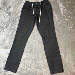 Vuori Men's Ripstop Climber Pants SMALL Gray Outdoor Zip Pocket Logo